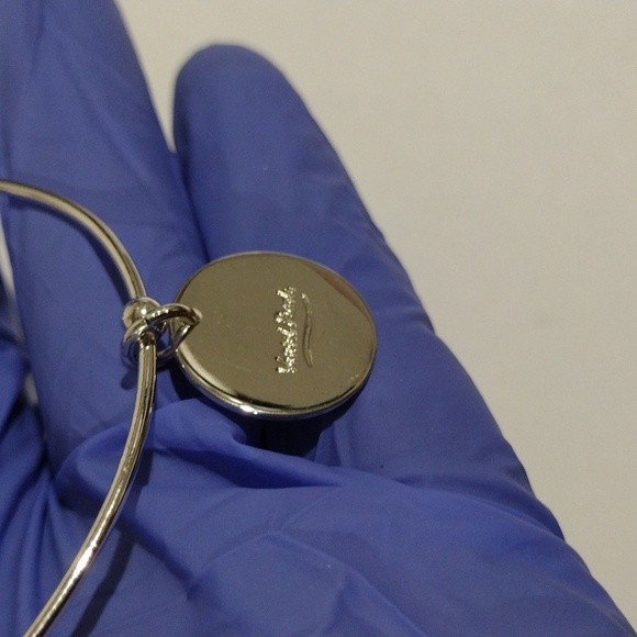 Vantel Pearls Silver Tone 7.5" Bracelet – Purple Awareness Ribbon Charm Jewelry - Picture 8 of 8